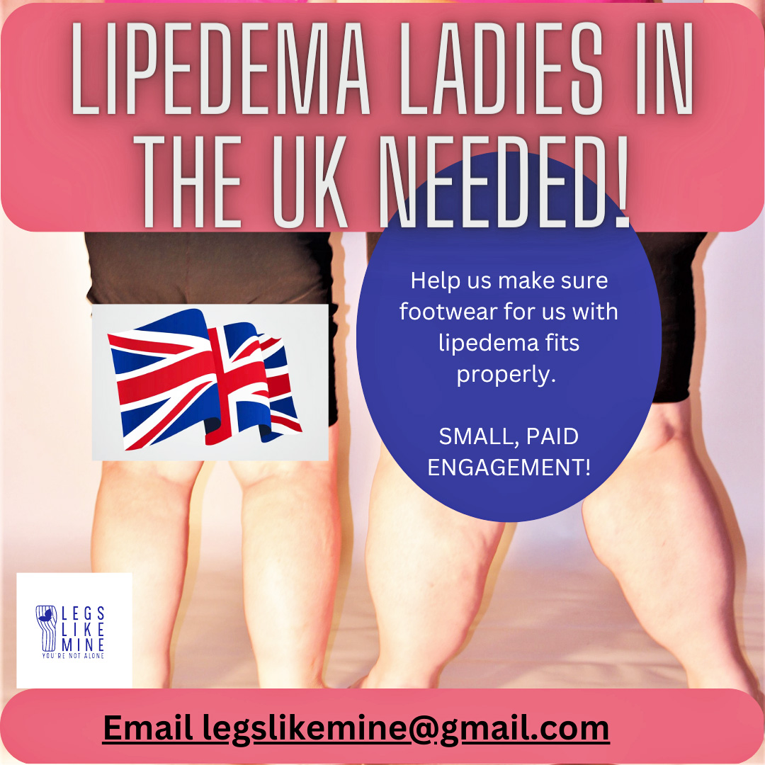 Lipoedema Ladies in the UK Needed for Lipoedema Footwear Project